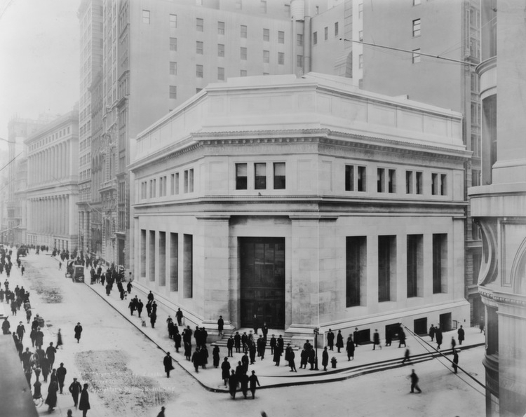 20 архивных фотографий Wall Street родом из  XX века