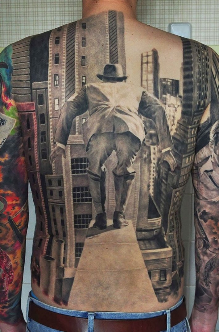30 невероятных 3D татуировоки