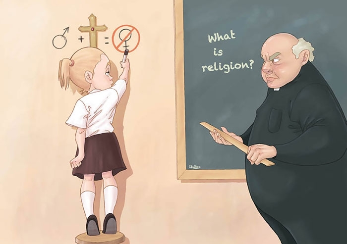 Современное общество глазами художника Luis Quiles