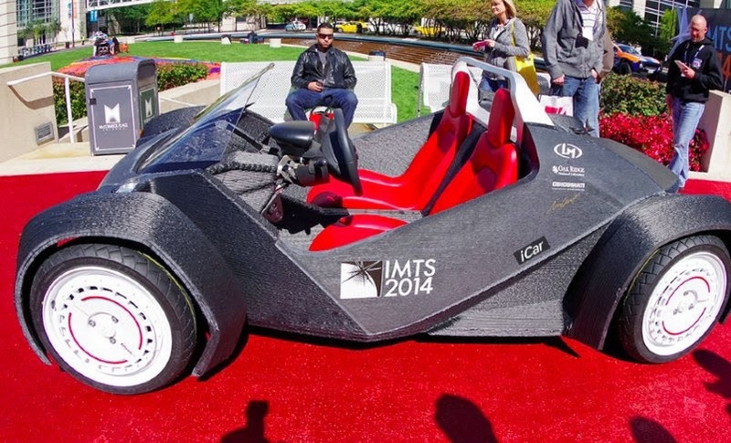 Первый в мире электромобиль, напечатанный на 3D-принтере