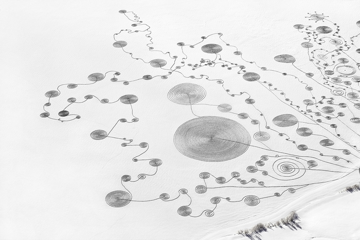 Рисунки на снегу: каждый шаг может стать частью искусства