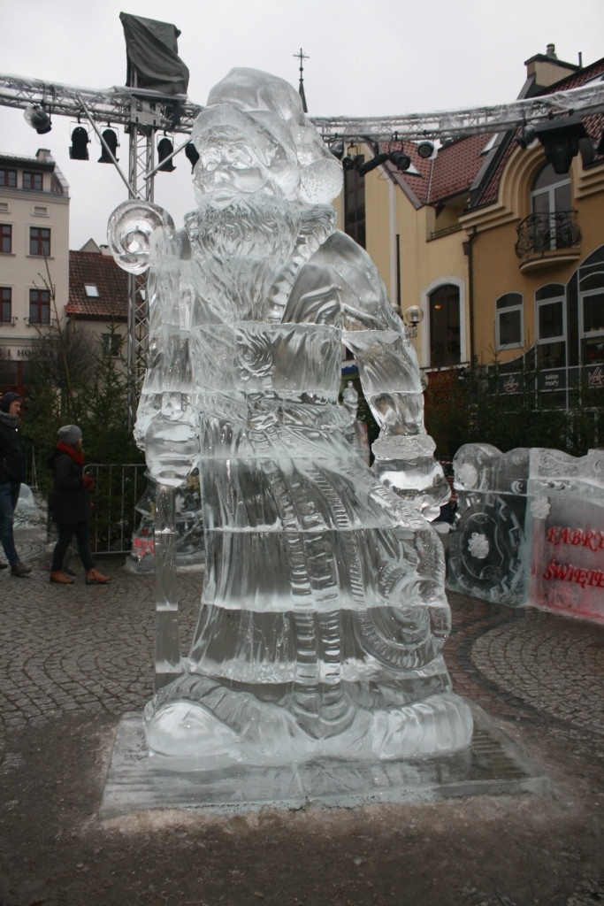 Ледяные скульптуры Ольштына