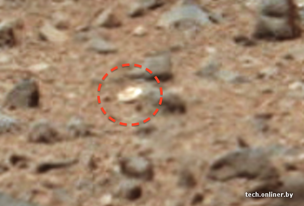 На Марсе обнаружили летающую тарелку 