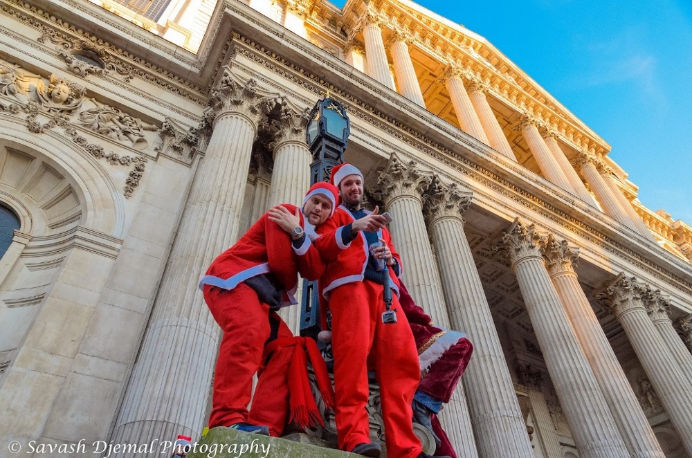 Несвятые Санта-Клаусы на SantaCon 2014