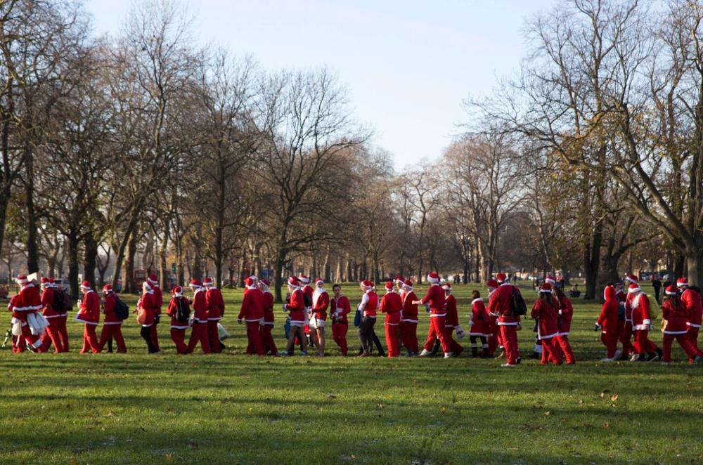 Несвятые Санта-Клаусы на SantaCon 2014