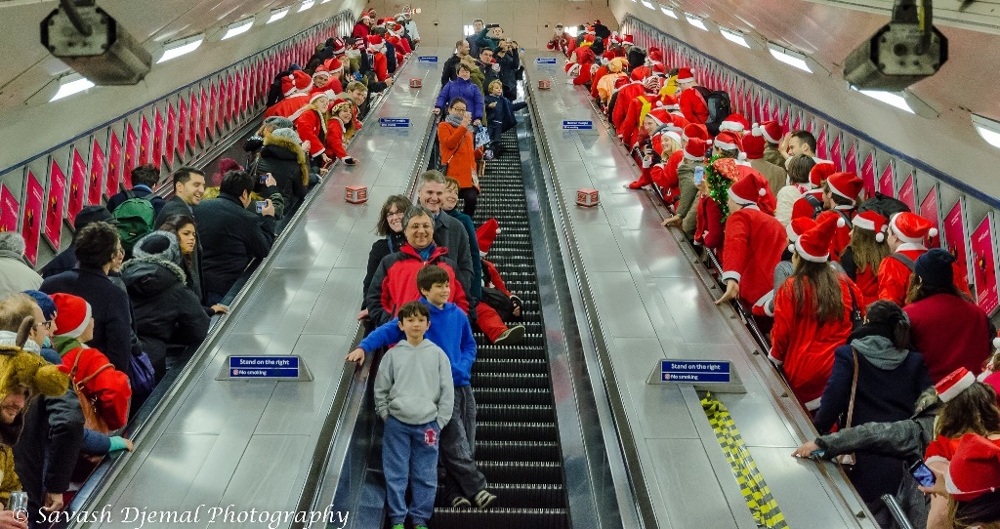 Несвятые Санта-Клаусы на SantaCon 2014