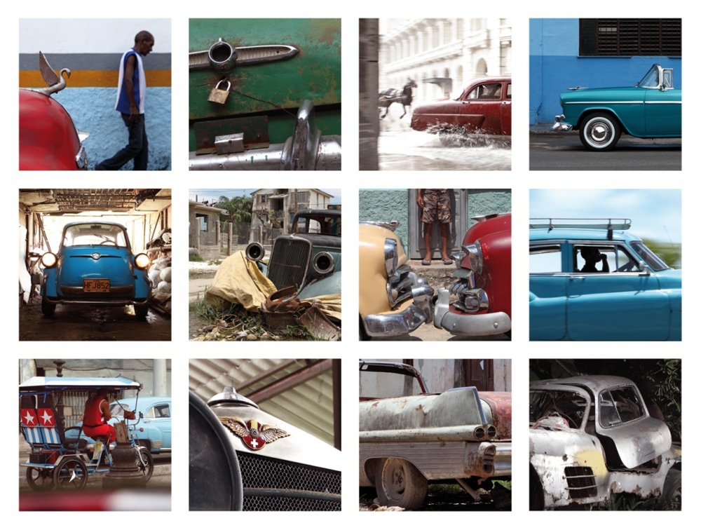 Календарь с кубинскими автомобилями