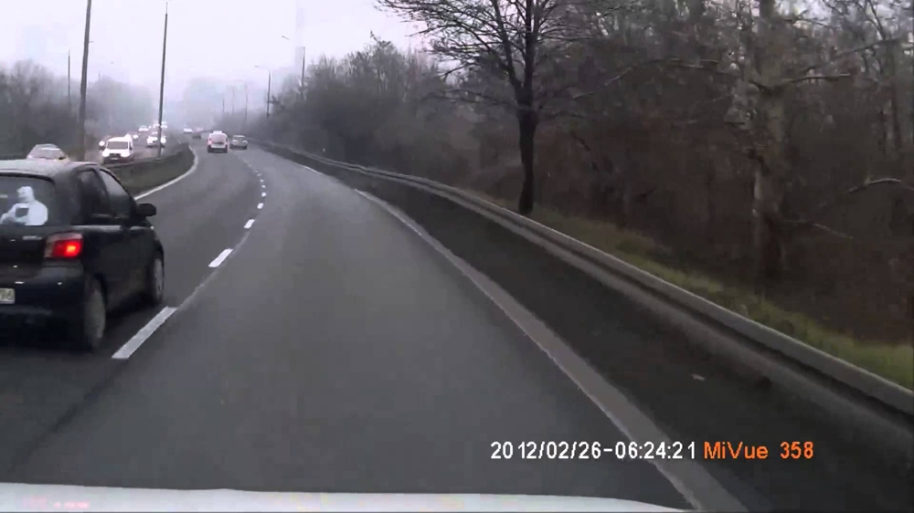 Агрессивное поведение на дороге в Польше 