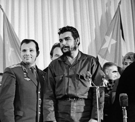 Гагарин и Кастро, Гавана, 1961