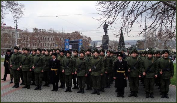 В Севастополе успешно прошла акция "Военная служба по контракту "