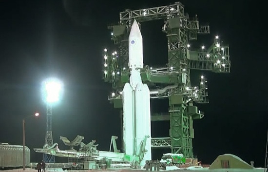 Тяжелая ракета "Ангара-А5" стартовала с космодрома Плесецк