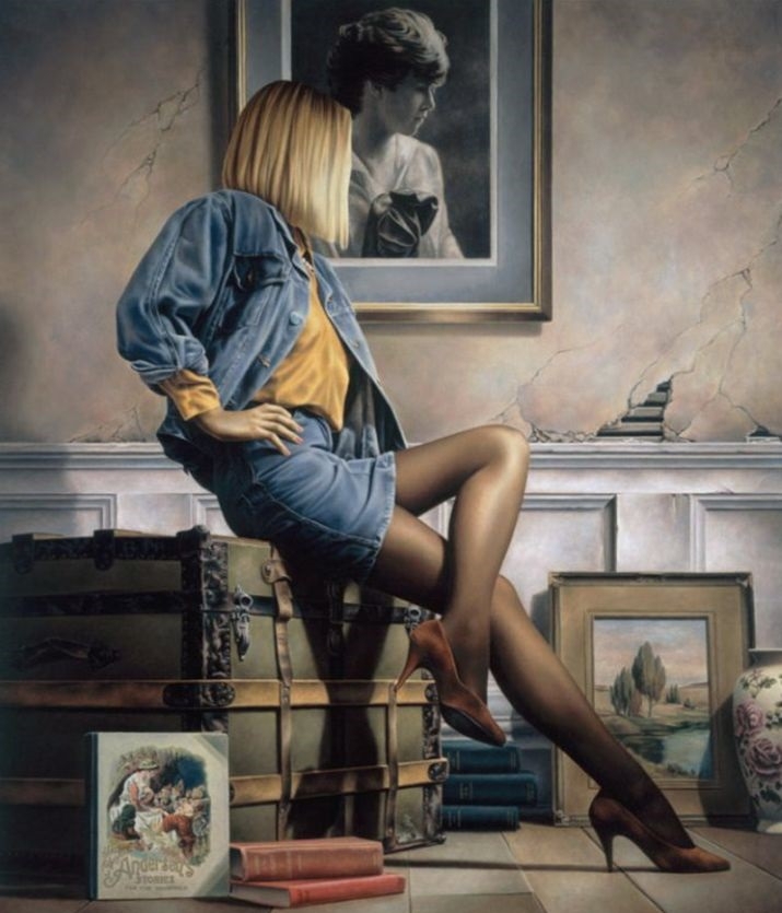 Мэм (и их ножки) в не пошлых работах художника Paul Kelly. 