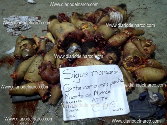 Жертвы насилия мексиканских картелей