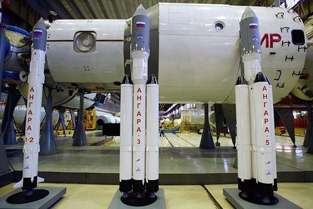 Пуск ракеты-носителя тяжелого класса «Ангара-А5»  