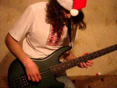 Bass solo: Christmas / New Year medley (distortion | bass tab) 