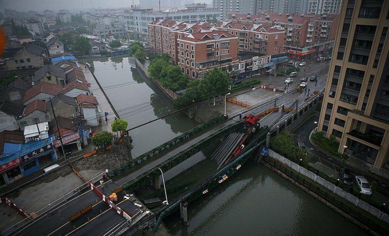 Скоростное строительство мостов в Китае