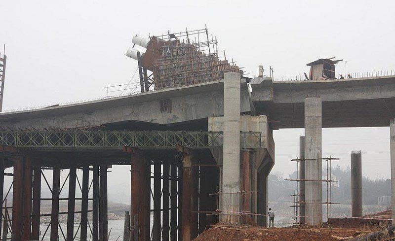 Скоростное строительство мостов в Китае