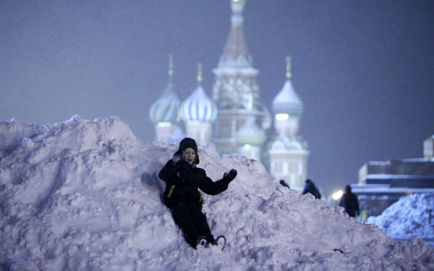 Зимние забавы в Москве