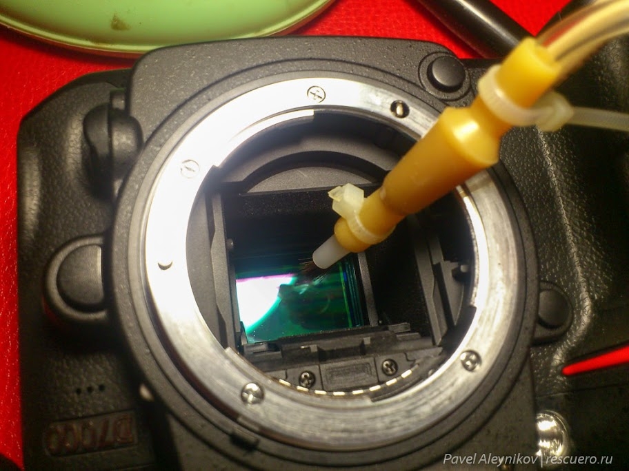 Чистка матрицы цифрового зеркального фотоаппарата