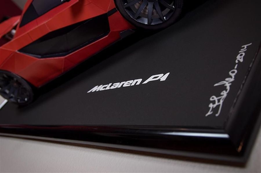 McLaren P1 из бумаги