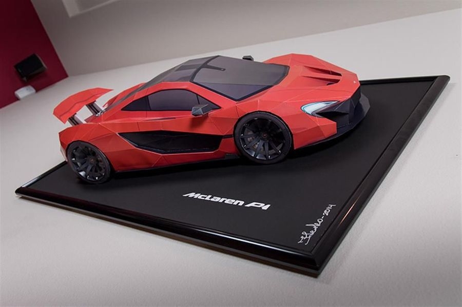 McLaren P1 из бумаги