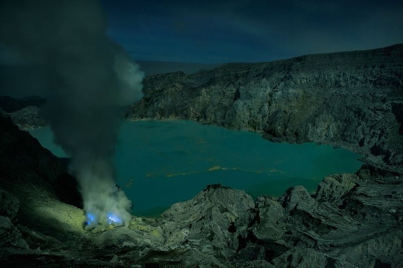 Вулкан Кава Иджен (Kawah Ijen). (репост)