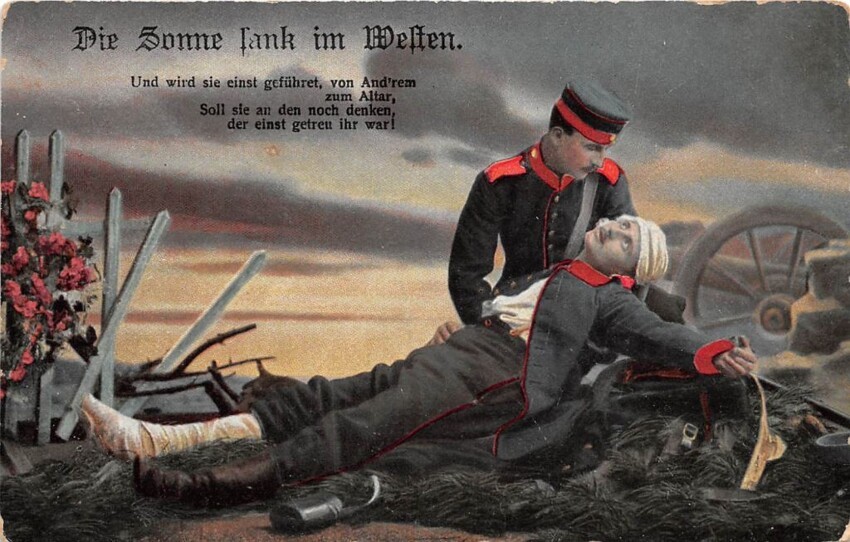 Почтовые открытки первой мировой 1914-1918. Германия