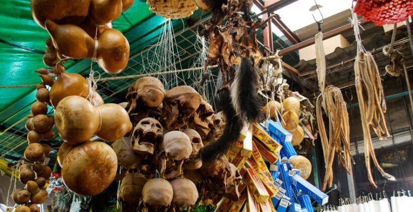 Рынок ведьм Сонора в Мехико
