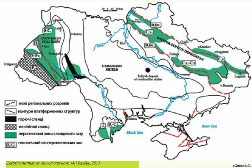 ПРО shale gas (сланцевый газ)
