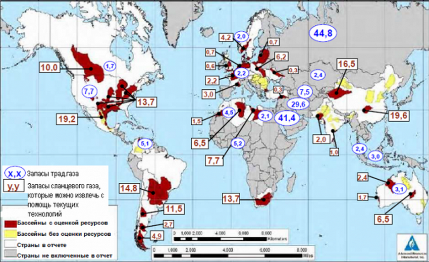 ПРО shale gas (сланцевый газ)