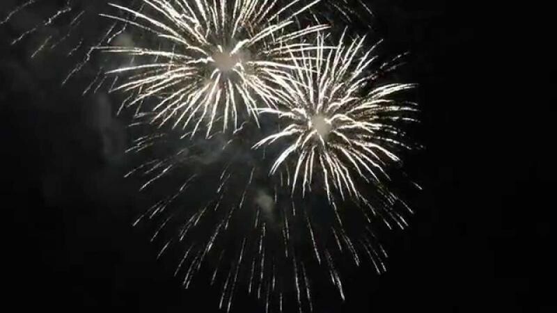 Thailand Fireworks Phuket 2015 Patong beach 