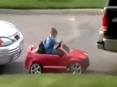 Kid Shows How to Parallel Park 