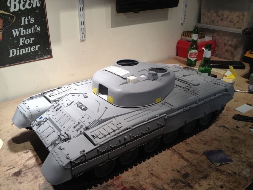 Танк Т-80 напечатанный на 3D принтере