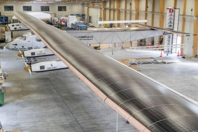 Первый самолет, работающий на солнечных батареях