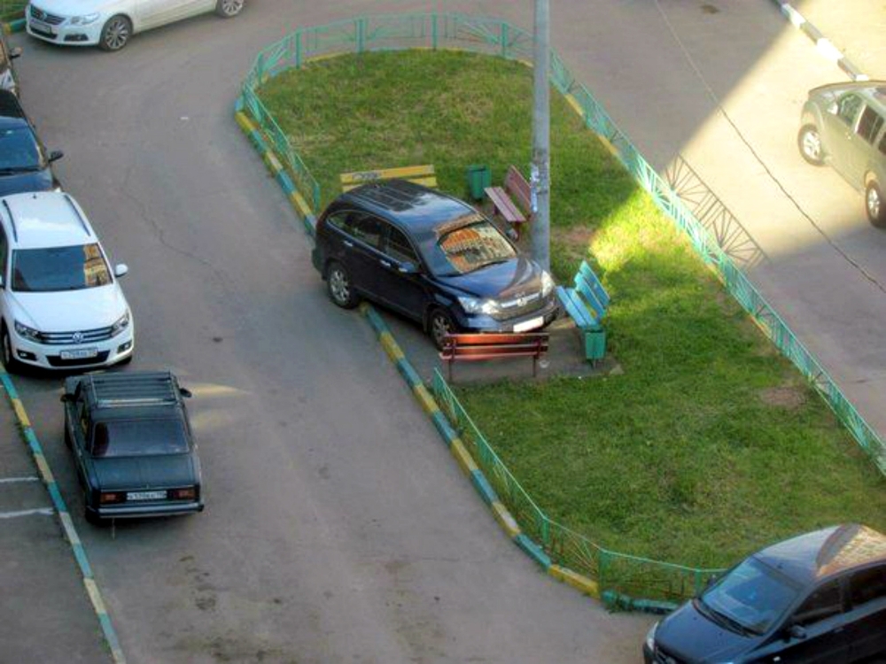 Народная автомобильная месть за неправильную парковку