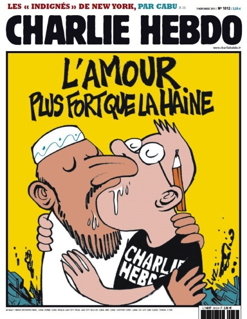 "Весёлые картинки" от Charlie Hebdo.  скопировал у Дмитрия