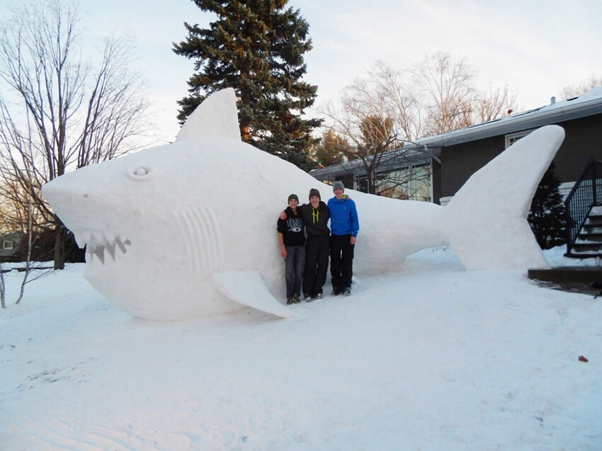 Снежные скульптуры братьев Бартц 