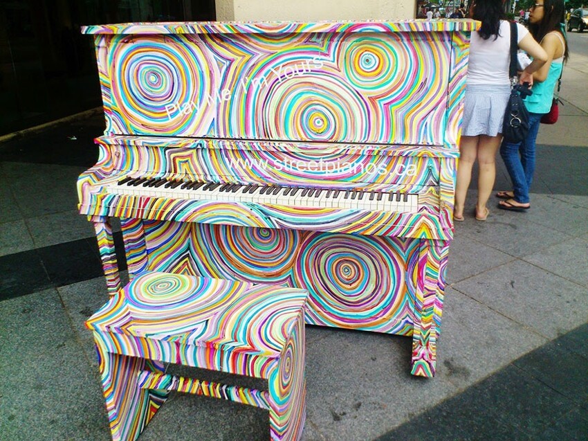 18 потрясающих уличных пианино со всего света