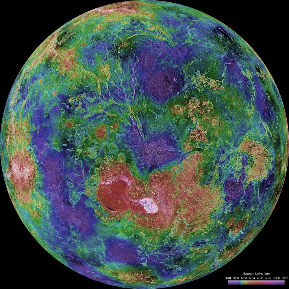 Венера вторая от Солнца большая планета