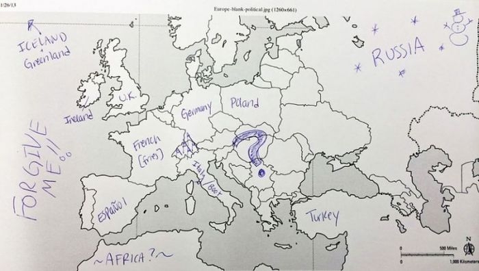 Как американские военные видят карту Европы