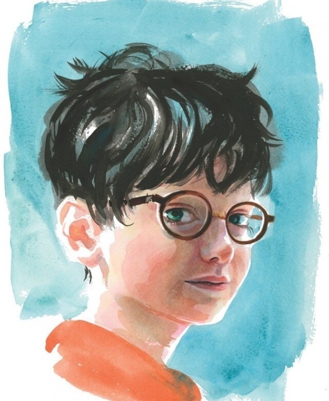 Иллюстрации нового издания книги "Гарри Поттер и философский камень"