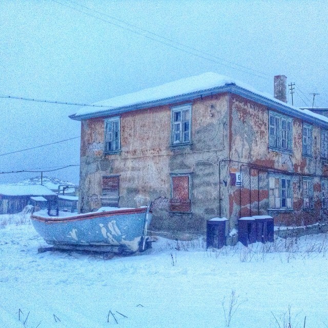 Поселок Териберка, где снимался фильм «Левиафан»