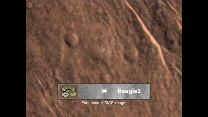 На Марсе найден британский зонд Beagle 2, пропавший 11 лет назад 