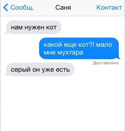 Смс-переписка мамы и сына