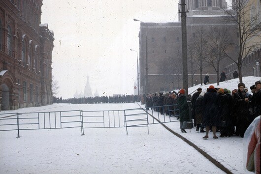 Зимние фотографии Москвы разных лет