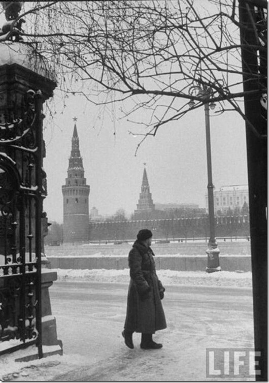 Зимние фотографии Москвы разных лет