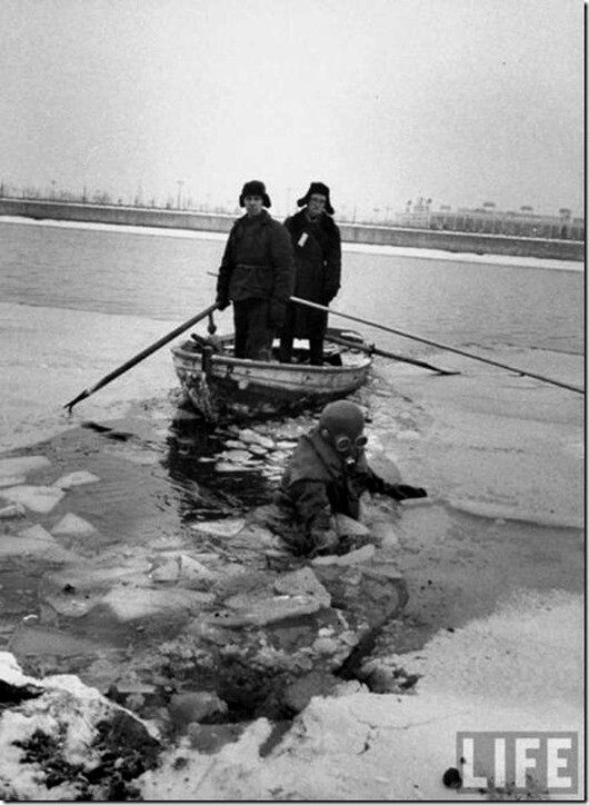 Зимние фотографии Москвы разных лет