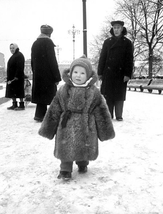 Зимние фотографии Москвы разных лет