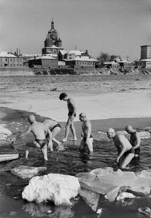 Зимние фотографии Москвы разных лет