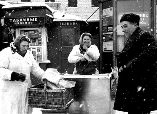 Зимние фотографии Москвы разных лет